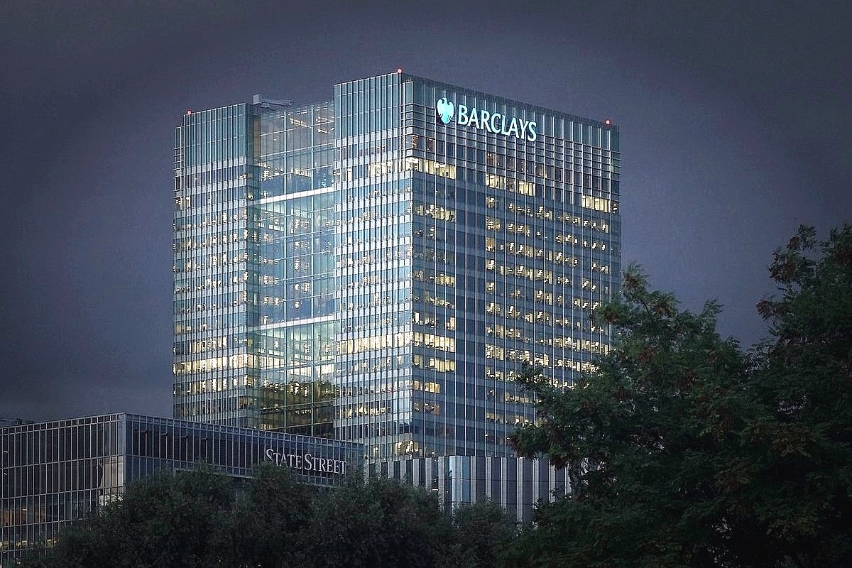 Barclays London headquarters at One Churchill Place in Canary Wharf